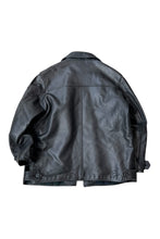 画像をギャラリービューアに読み込む, 80-90&#39;S LEATHER JACKET / BLACK [SIZE: M USED]
