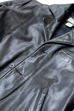 画像をギャラリービューアに読み込む, 80-90&#39;S LEATHER JACKET / BLACK [SIZE: M USED]
