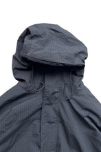 画像をギャラリービューアに読み込む, 90&#39;S PULL-OVER RIP STOP NYLON HOODIE JACKET / BLACK [SIZE: L USED]
