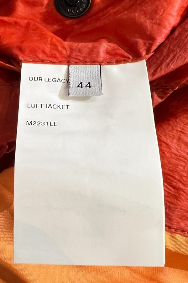 23SS LUFT JACKET / ORANGE [SIZE: 44 USED]