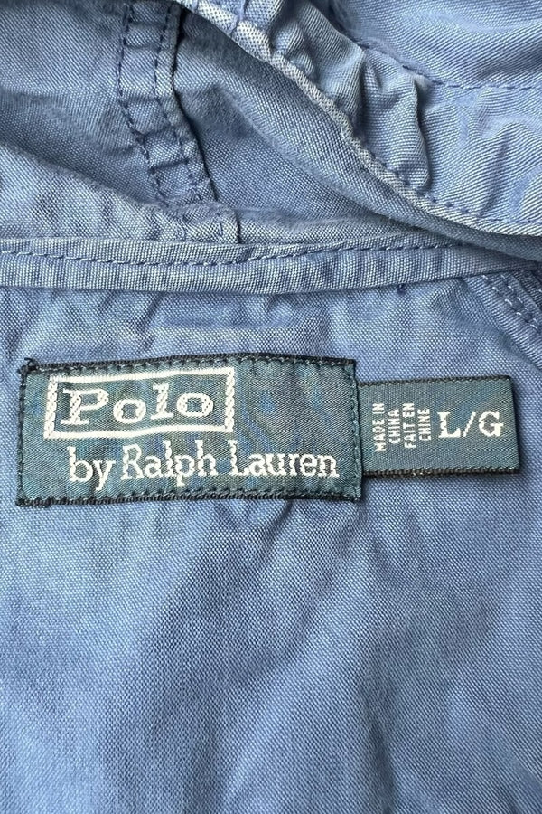 EXCLUSIVE OF DECORATION ZIP UP HOODIE JACKET 90'S REISSUE / LIGHT BLUE [SIZE: L USED]