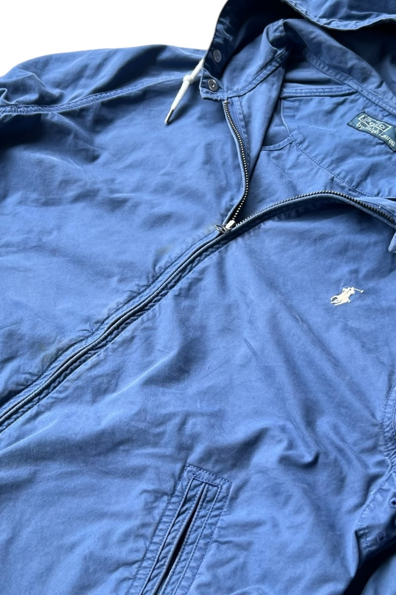 EXCLUSIVE OF DECORATION ZIP UP HOODIE JACKET 90'S REISSUE / LIGHT BLUE [SIZE: L USED]