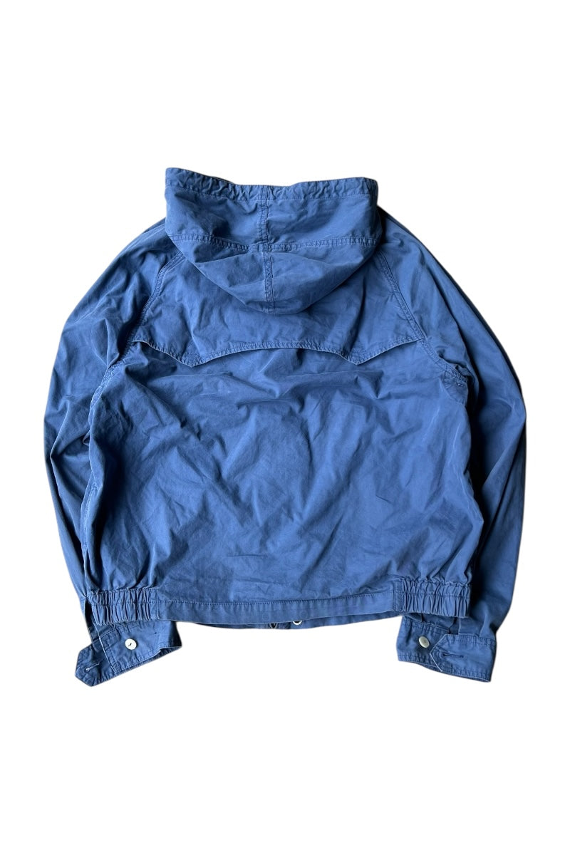 EXCLUSIVE OF DECORATION ZIP UP HOODIE JACKET 90'S REISSUE / LIGHT BLUE [SIZE: L USED]
