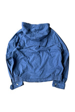 画像をギャラリービューアに読み込む, EXCLUSIVE OF DECORATION ZIP UP HOODIE JACKET 90&#39;S 復刻 / LIGHT BLUE [SIZE: L USED]
