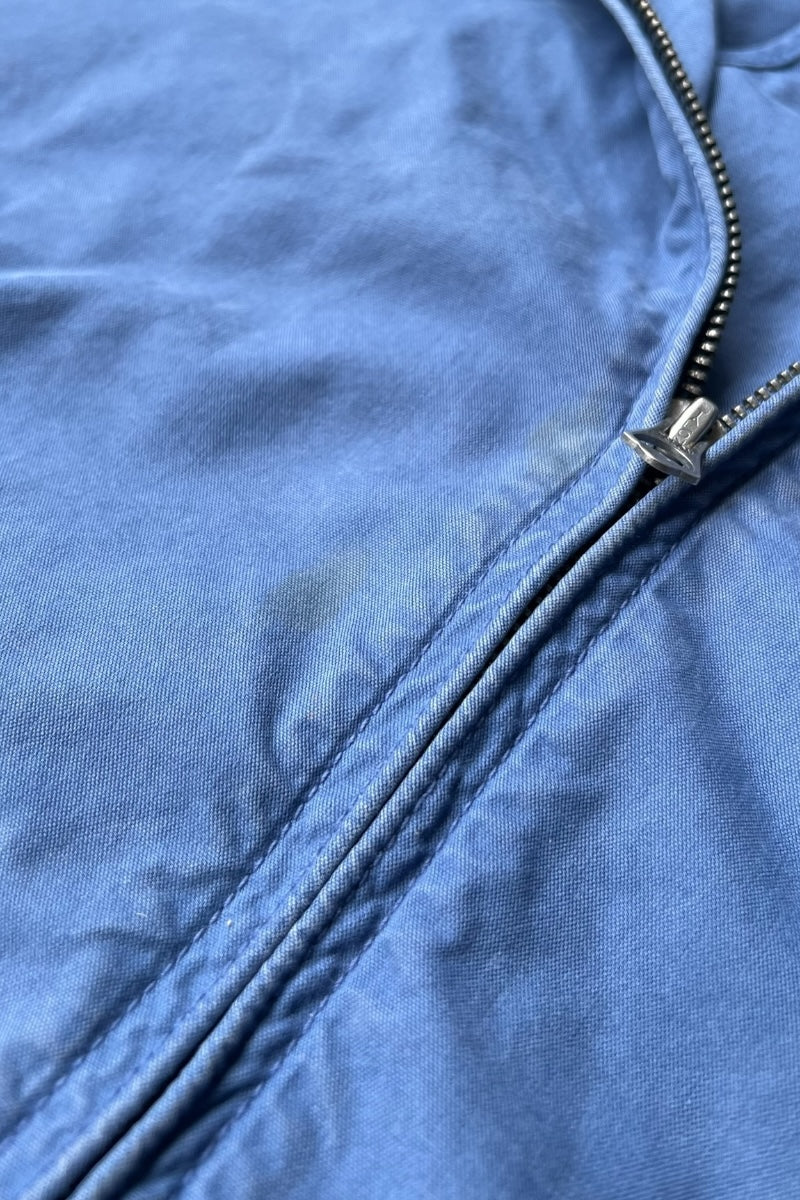 EXCLUSIVE OF DECORATION ZIP UP HOODIE JACKET 90'S REISSUE / LIGHT BLUE [SIZE: L USED]