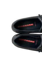 画像をギャラリービューアに読み込む, MADE IN ITALY LEATHER ROAFER SNEAKERS / BLACK [SIZE: 40 (26cm相当) USED]
