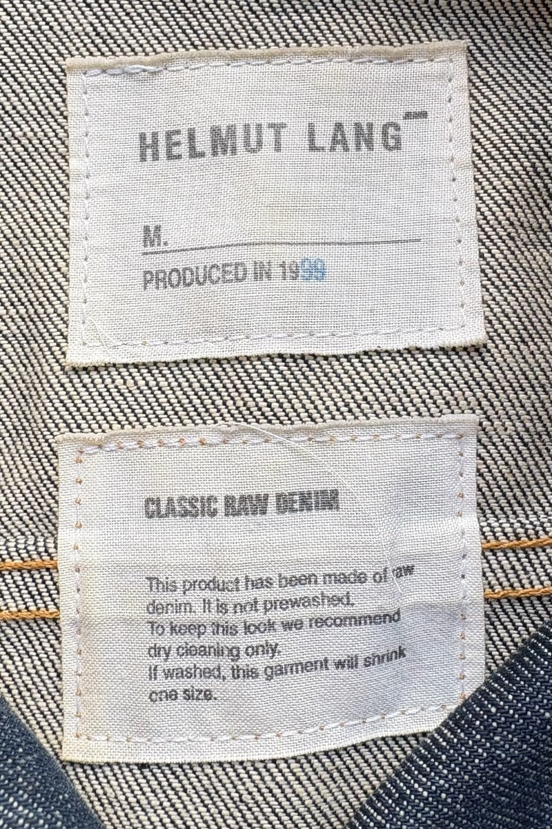 MADE IN ITALY DENIM JACKET THE ORIGINAL HELMUT LANG ERA / INDIGO [SIZE: 40 USED]