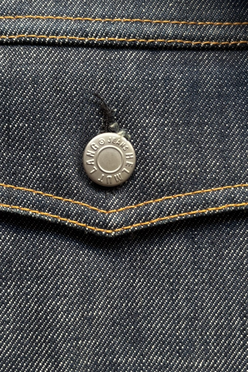 MADE IN ITALY DENIM JACKET THE ORIGINAL HELMUT LANG ERA / INDIGO [SIZE: 40 USED]