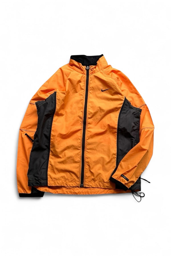 90'S CLIMA FIT ZIP UP NYLON JACKET / ORANGE [SIZE: L USED]