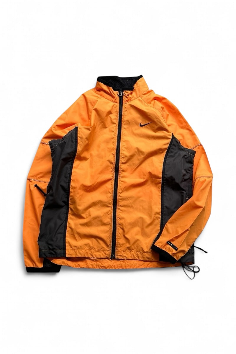 90'S CLIMA FIT ZIP UP NYLON JACKET / ORANGE [SIZE: L USED]