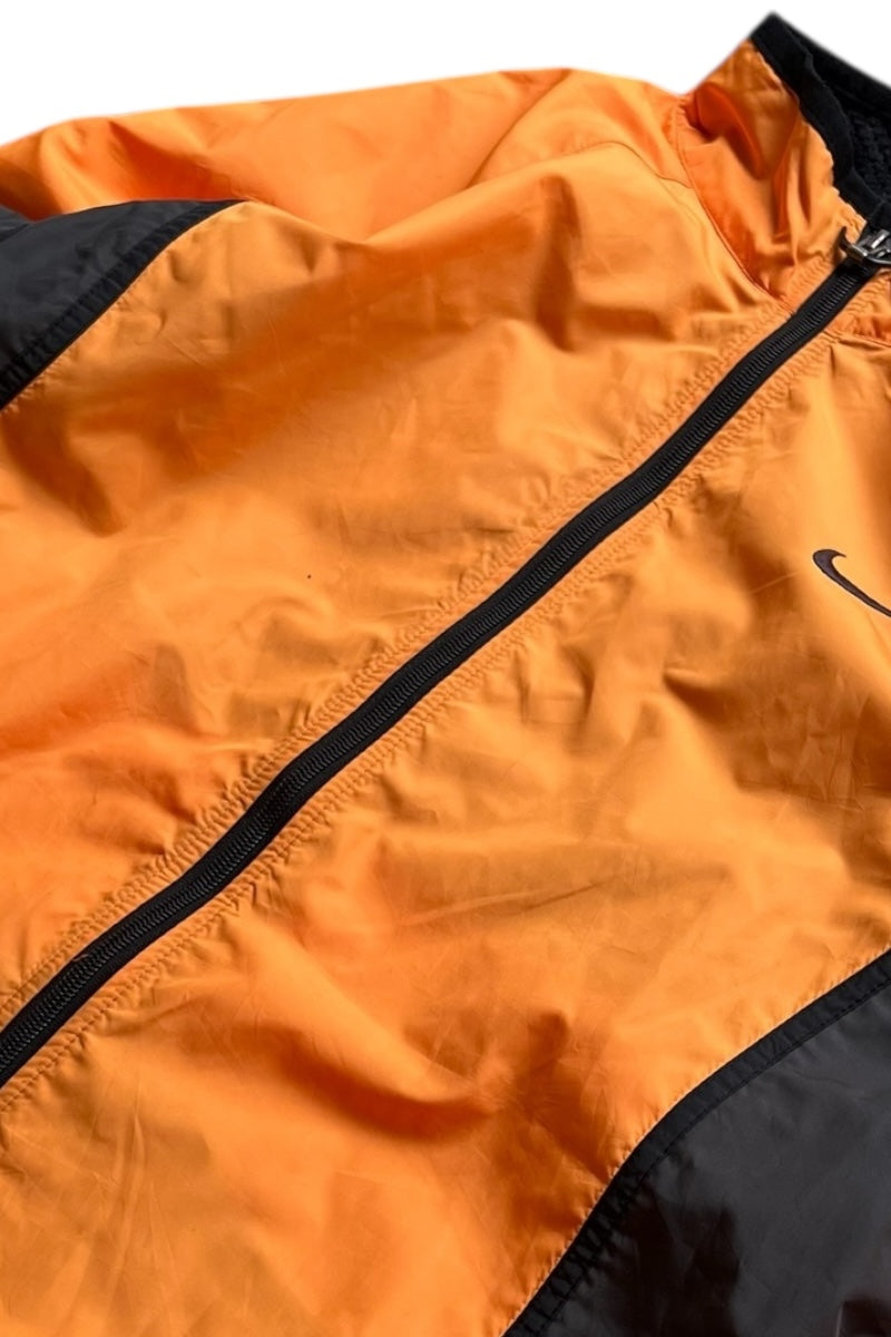 90'S CLIMA FIT ZIP UP NYLON JACKET / ORANGE [SIZE: L USED]