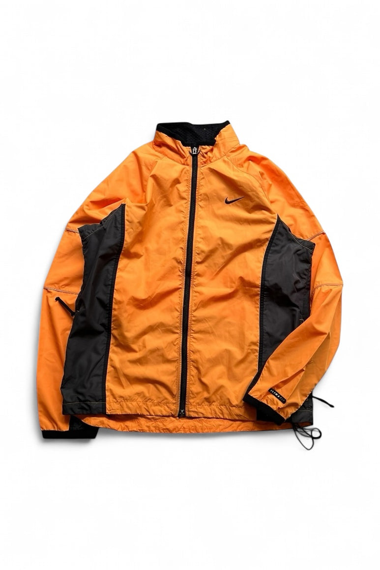 90'S CLIMA FIT ZIP UP NYLON JACKET / ORANGE [SIZE: L USED]