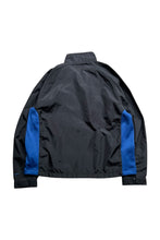画像をギャラリービューアに読み込む, Y2K EARLY 00&#39;S COLOR BLOCKED ZIP UP NYLON JACKET / BLACK [SIZE: XL USED]
