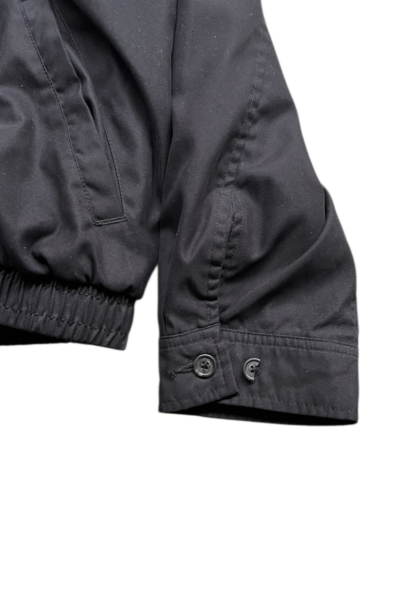 90'S ZIP UP JACKET / BLACK [SIZE: L USED]