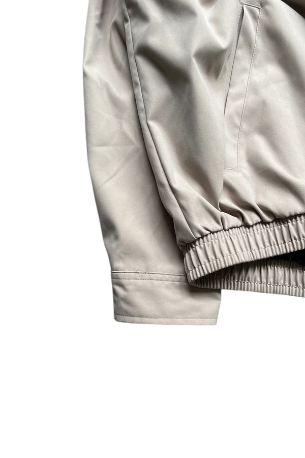 90'S ZIP UP JACKET / BEIGE [SIZE: L USED]
