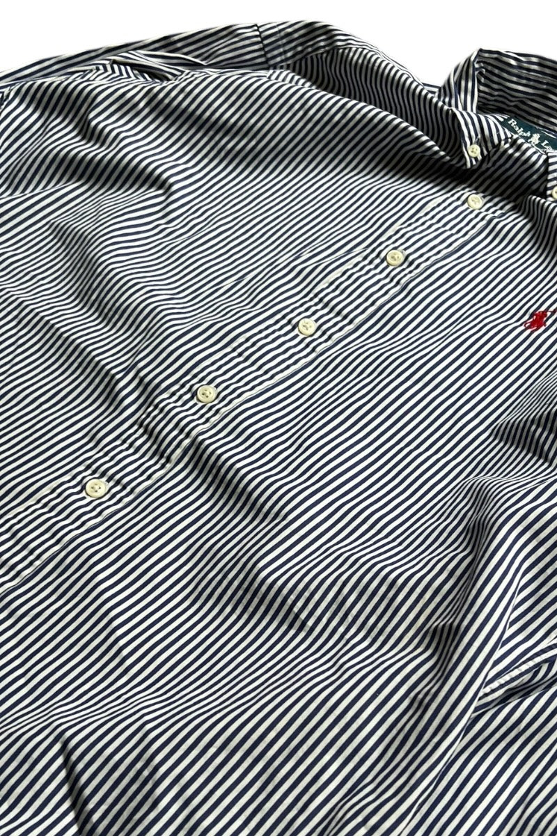 90'S L/S CLASSIC FIT STRIPE SHIRT / STRIPE [SIZE: M USED]
