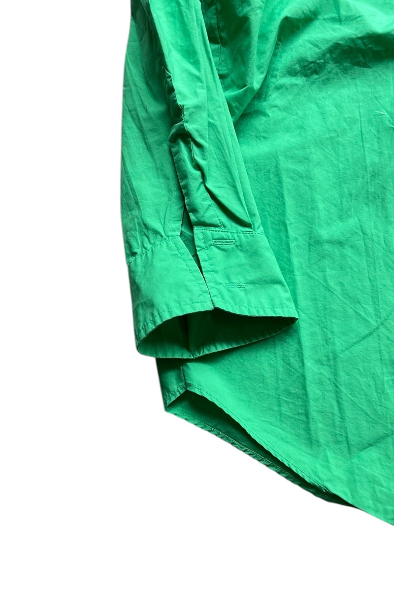 L/S OVERSIZE SHIRT / GREEN [SIZE: M USED]