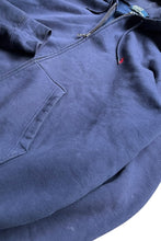 画像をギャラリービューアに読み込む, 90&#39;S ZIP HOODIE SWEATSHIRT / NAVY [SIZE: L USED]
