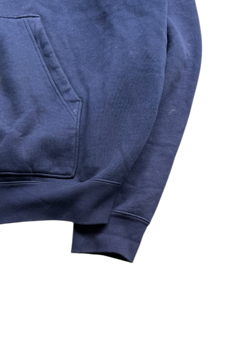 90'S ZIP HOODIE SWEATSHIRT / NAVY [SIZE: L USED]