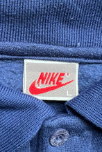 画像をギャラリービューアに読み込む, 90&#39;S L/S POLO SWEATSHIRT / NAVY [SIZE: L USED]
