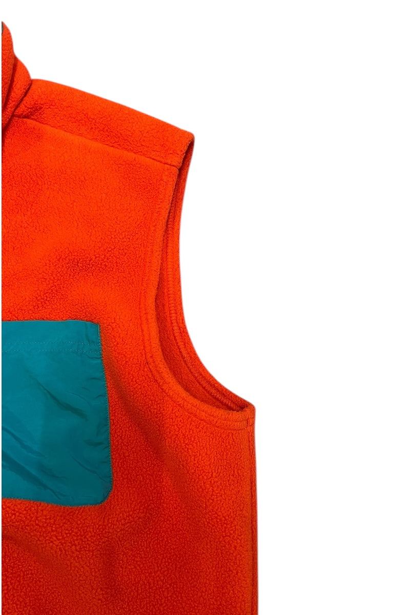 13FA FLEECE VEST / ORANGE [SIZE: XL USED]