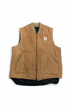 画像をギャラリービューアに読み込む, MADE IN USA 98&#39;S DUCK VEST / BEIGE [SIZE: XL USED]
