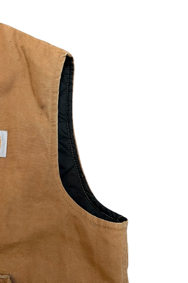 MADE IN USA 98'S DUCK VEST / BEIGE [SIZE: XL USED]
