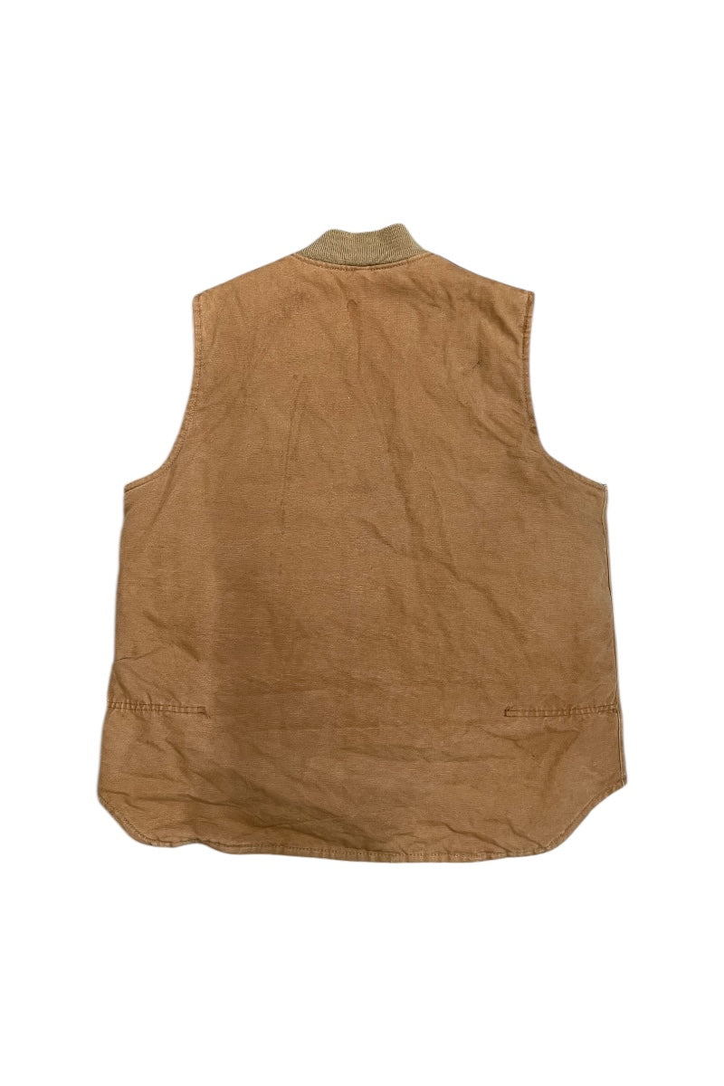 MADE IN USA 98'S DUCK VEST / BEIGE [SIZE: XL USED]