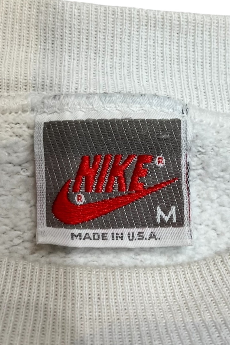 MADE IN USA 90'S EARTH TO MIKE SWEATSHIRT / WHITE [SIZE: M USED]