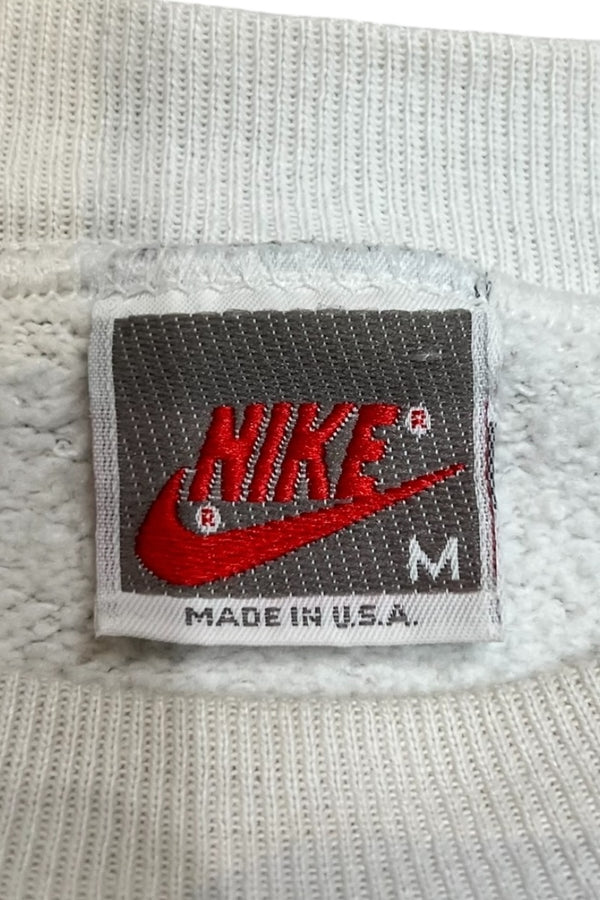 MADE IN USA 90'S EARTH TO MIKE SWEATSHIRT / WHITE [SIZE: M USED]