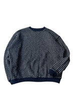 画像をギャラリービューアに読み込む, MADE IN NORWAY 70&#39;S BIRDS EYE SWEATER / PATTERN [SIZE: 2XL USED]
