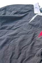 画像をギャラリービューアに読み込む, 90&#39;S L/S RUGBY SHIRT / BLACK [SIZE: L USED]
