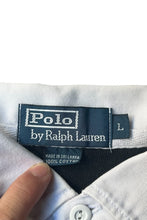 画像をギャラリービューアに読み込む, 90&#39;S L/S RUGBY SHIRT / BLACK [SIZE: L USED]
