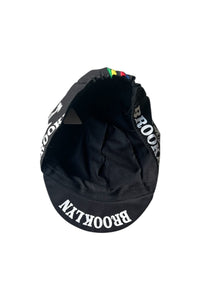 MADE IN ITALY BROOKLYN CYCLING CAP / BLACK [SIZE: ONE SIZE USED]