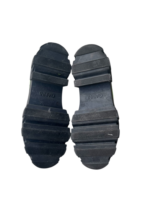 LEATHER SIDE GORE BOOTS / NEON [SIZE: 40 (equivalent to 25.5cm) USED]