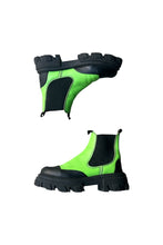 画像をギャラリービューアに読み込む, LEATHER SIDE GOA BOOTS / NEON [SIZE: 40 (25.5cm相当) USED]
