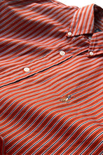 画像をギャラリービューアに読み込む, 90&#39;S L/S STRIP CLASSIC FIT SHIRT / ORANGE [SIZE: M USED]
