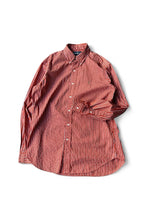 画像をギャラリービューアに読み込む, 90&#39;S L/S STRIP CLASSIC FIT SHIRT / ORANGE [SIZE: M USED]
