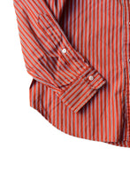 画像をギャラリービューアに読み込む, 90&#39;S L/S STRIP CLASSIC FIT SHIRT / ORANGE [SIZE: M USED]
