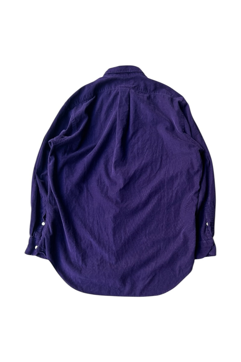 90'S BLAKE L/S BD CORDUROY SHIRT / PURPLE [SIZE: M USED]