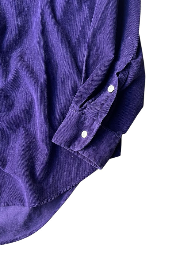 90'S BLAKE L/S BD CORDUROY SHIRT / PURPLE [SIZE: M USED]