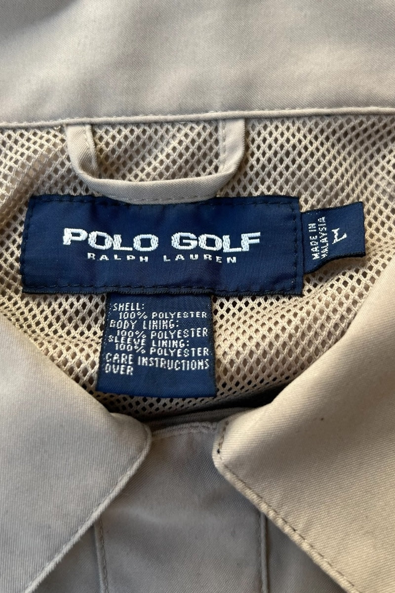 90'S PULLOVER JACKET / BEIGE [SIZE: L NOS/DEADSTOCK]