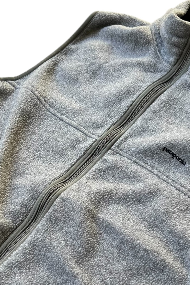 MADE IN USA 99'S SYNCHILLA FLEECE VEST / GRAY [SIZE: L USED]