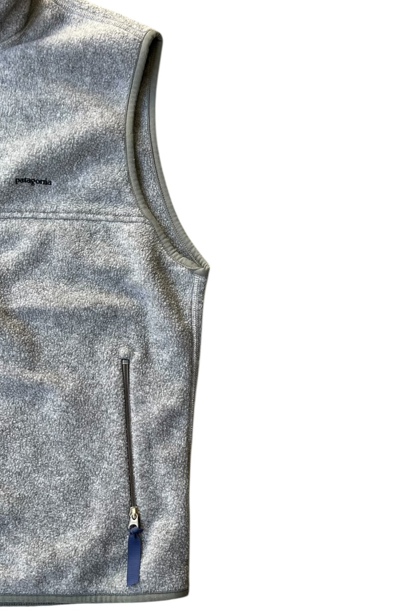 MADE IN USA 99'S SYNCHILLA FLEECE VEST / GRAY [SIZE: L USED]