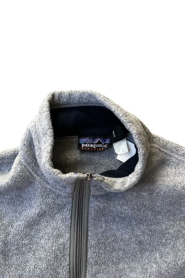 MADE IN USA 99'S SYNCHILLA FLEECE VEST / GRAY [SIZE: L USED]