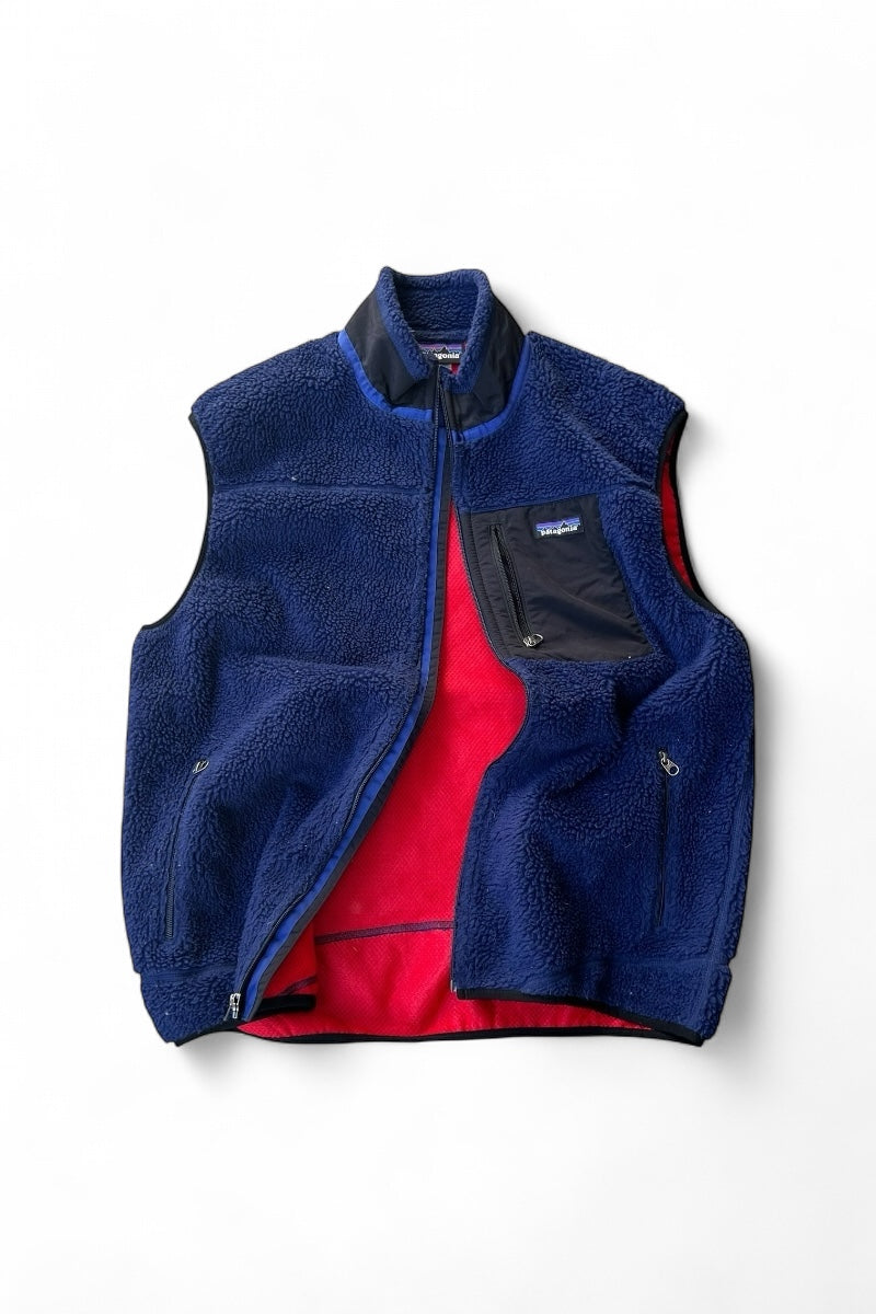 14'S CLASSIC RETRO X FLEECE VEST / NAVY [SIZE: XL USED]