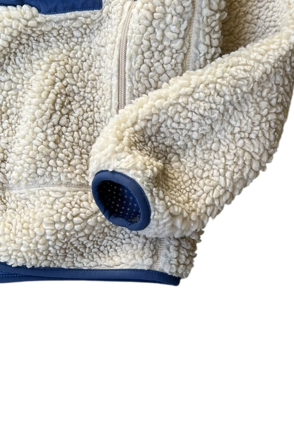 MADE IN MEXICO 90'S RETRO-X FLEECE JACKET / BEIGE [SIZE: KIDS XL USED]