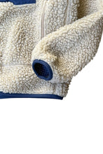 画像をギャラリービューアに読み込む, MADE IN MEXICO 90&#39;S RETRO-X FLEECE JACKET / BEIGE [SIZE: KIDS XL USED]
