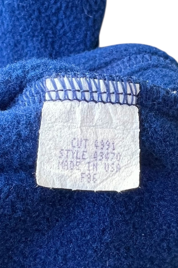 MADE IN USA 96'S CAPLINE LIGHT HALF-ZIP FLEECE / BLUE [SIZE: S USED]