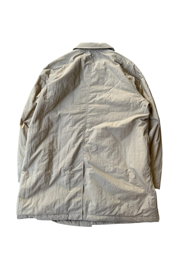 3M THINSULATE NYLON PUFF COAT / BEIGE [SIZE: XL USED]